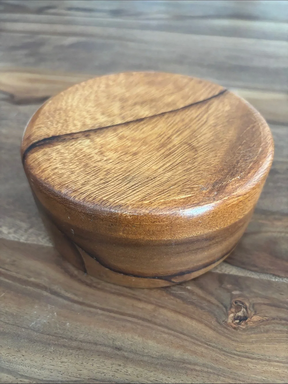 Pier 1 Wooden Bowl in Warm Brown